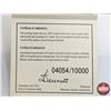 Image 5 : RCM Canada 2008 : $20 Fine Silver Coin : Holiday Carols (COA #4054) (99.99%) (GST Exempt)