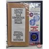 Image 47 : BINDER LOT - BULK BUY : Hockey Souvenir Dollars (30) (Incl. Flames; Oilers; Jets; Canada-USSR; etc!!