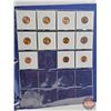Image 27 : BINDER LOT - BULK BUY : USA One Cent (211 Coins) (Blue Binder) (Variety Intermittent : 1910's - 2000