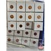 Image 28 : BINDER LOT - BULK BUY : USA One Cent (211 Coins) (Blue Binder) (Variety Intermittent : 1910's - 2000