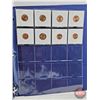 Image 29 : BINDER LOT - BULK BUY : USA One Cent (211 Coins) (Blue Binder) (Variety Intermittent : 1910's - 2000