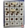 Image 3 : BINDER LOT - BULK BUY : USA One Cent (211 Coins) (Blue Binder) (Variety Intermittent : 1910's - 2000