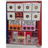Image 13 : BINDER LOT - BULK BUY : USA One Cent (241 Coins) (Red Binder) (Variety Intermittent : 1920's - 2000'