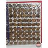 Image 3 : BINDER LOT - BULK BUY : USA One Cent (241 Coins) (Red Binder) (Variety Intermittent : 1920's - 2000'