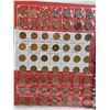 Image 4 : BINDER LOT - BULK BUY : USA One Cent (241 Coins) (Red Binder) (Variety Intermittent : 1920's - 2000'