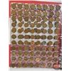 Image 6 : BINDER LOT - BULK BUY : USA One Cent (241 Coins) (Red Binder) (Variety Intermittent : 1920's - 2000'