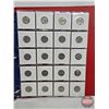 Image 21 : BINDER LOT - BULK BUY : USA Five Cent (193 Coins) (Red Binder) (Variety Intermittent : 1920's - 2000