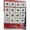 Image 4 : BINDER LOT - BULK BUY : USA Five Cent (193 Coins) (Red Binder) (Variety Intermittent : 1920's - 2000