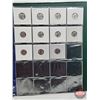 Image 25 : BINDER LOT - BULK BUY : USA Ten Cent (190 Coins) (Green Binder) (Variety Intermittent : 1930's - 200