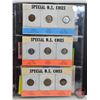 Image 4 : BINDER LOT - BULK BUY : USA Coin Collection (41 Coins) (Black Binder) (Variety : One Cent ; Five Cen