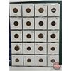 Image 9 : BINDER LOT - BULK BUY : Canada One Cent (190 Coins) (Green Binder) (Variety Intermittent : 1920's - 
