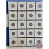 Image 10 : BINDER LOT - BULK BUY : Canada Five Cent (191 Coins) (Blue Binder) (Variety Intermittent : 1930's - 