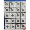 Image 15 : BINDER LOT - BULK BUY : Canada Five Cent (191 Coins) (Blue Binder) (Variety Intermittent : 1930's - 