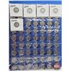 Image 17 : BINDER LOT - BULK BUY : Canada Five Cent (191 Coins) (Blue Binder) (Variety Intermittent : 1930's - 