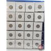 Image 18 : BINDER LOT - BULK BUY : Canada Five Cent (191 Coins) (Blue Binder) (Variety Intermittent : 1930's - 