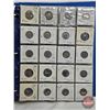 Image 3 : BINDER LOT - BULK BUY : Canada Five Cent (191 Coins) (Blue Binder) (Variety Intermittent : 1930's - 