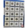 Image 6 : BINDER LOT - BULK BUY : Canada Five Cent (191 Coins) (Blue Binder) (Variety Intermittent : 1930's - 