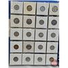 Image 8 : BINDER LOT - BULK BUY : Canada Five Cent (191 Coins) (Blue Binder) (Variety Intermittent : 1930's - 