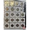 Image 15 : BINDER LOT - BULK BUY : Canada Fifty Cent (146 Coins) (Green Binder) (Variety Intermittent : 1950's 