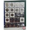 Image 16 : BINDER LOT - BULK BUY : Canada Fifty Cent (146 Coins) (Green Binder) (Variety Intermittent : 1950's 