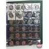 Image 20 : BINDER LOT - BULK BUY : Canada Fifty Cent (146 Coins) (Green Binder) (Variety Intermittent : 1950's 