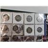 Image 23 : BINDER LOT - BULK BUY : Canada Fifty Cent (146 Coins) (Green Binder) (Variety Intermittent : 1950's 