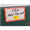 Image 25 : BINDER LOT - BULK BUY : Canada Fifty Cent (146 Coins) (Green Binder) (Variety Intermittent : 1950's 