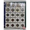 Image 8 : BINDER LOT - BULK BUY : Canada Fifty Cent (146 Coins) (Green Binder) (Variety Intermittent : 1950's 
