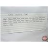 Image 2 : BINDER LOT - BULK BUY : Canada Dollars (34 Coins) (White Binder) (Variety Intermittent : 1960's ; 19