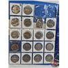 Image 4 : BINDER LOT - BULK BUY : Canada Dollars (64 Coins) (Blue Binder) (Variety Intermittent : 1960's ; 197