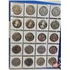 Image 8 : BINDER LOT - BULK BUY : Canada Dollars (64 Coins) (Blue Binder) (Variety Intermittent : 1960's ; 197