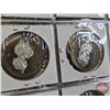 Image 9 : BINDER LOT - BULK BUY : Canada Dollars (64 Coins) (Blue Binder) (Variety Intermittent : 1960's ; 197