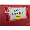 Image 15 : BINDER LOT - BULK BUY : Canada Loonie Dollars (100 Coins) (Red Binder) (Variety Intermittent : 1990'
