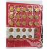 Image 4 : BINDER LOT - BULK BUY : Canada Loonie Dollars (100 Coins) (Red Binder) (Variety Intermittent : 1990'