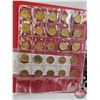 Image 6 : BINDER LOT - BULK BUY : Canada Loonie Dollars (100 Coins) (Red Binder) (Variety Intermittent : 1990'