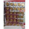Image 7 : BINDER LOT - BULK BUY : Canada Loonie Dollars (100 Coins) (Red Binder) (Variety Intermittent : 1990'