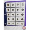 Image 23 : BINDER LOT - BULK BUY : Canada Coins : One Cent; Five Cent; Ten Cent; Twenty Five Cent (222 Coins) (