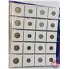 Image 26 : BINDER LOT - BULK BUY : Canada Coins : One Cent; Five Cent; Ten Cent; Twenty Five Cent (222 Coins) (