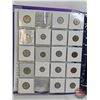 Image 6 : BINDER LOT - BULK BUY : Canada Coins : One Cent; Five Cent; Ten Cent; Twenty Five Cent (222 Coins) (