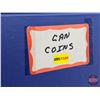 Image 15 : BINDER LOT - BULK BUY : Canada Coins : One Cent; Five Cent; Fifty Cent (110 Coins) (Blue Binder) (Va