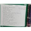 Image 2 : BINDER LOT - BULK BUY : TOKENS - VARIETY (49) (Green Binder) (See Handwritten List in Photos)