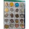 Image 8 : BINDER LOT - BULK BUY : TOKENS - VARIETY (49) (Green Binder) (See Handwritten List in Photos)