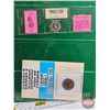 Image 9 : BINDER LOT - BULK BUY : TOKENS - VARIETY (49) (Green Binder) (See Handwritten List in Photos)