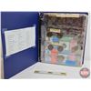 Image 1 : BINDER LOT - BULK BUY : FOREIGN COIN - VARIETY (300+) (Blue Binder) (See Handwritten List in Photos)