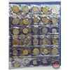 Image 23 : BINDER LOT - BULK BUY : FOREIGN COIN - VARIETY (300+) (Blue Binder) (See Handwritten List in Photos)