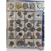 Image 24 : BINDER LOT - BULK BUY : FOREIGN COIN - VARIETY (300+) (Blue Binder) (See Handwritten List in Photos)