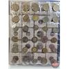 Image 26 : BINDER LOT - BULK BUY : FOREIGN COIN - VARIETY (300+) (Blue Binder) (See Handwritten List in Photos)