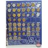 Image 27 : BINDER LOT - BULK BUY : FOREIGN COIN - VARIETY (300+) (Blue Binder) (See Handwritten List in Photos)