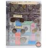 Image 3 : BINDER LOT - BULK BUY : FOREIGN COIN - VARIETY (300+) (Blue Binder) (See Handwritten List in Photos)
