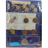 Image 4 : BINDER LOT - BULK BUY : FOREIGN COIN - VARIETY (300+) (Blue Binder) (See Handwritten List in Photos)